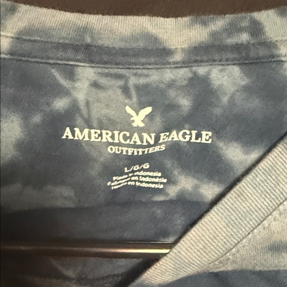 American Eagle Outfitters Navy Tie-Dye Tee - Picture 3 of 3
